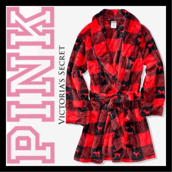 PINK Victoria's Secret Other - PINK VICTORIA’S SECRET NEW! Dog Print Robe